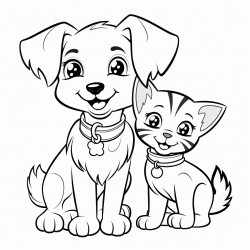 cat and dog