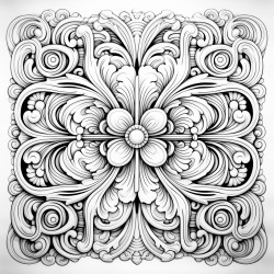 intricate symmetrical and repetitive designs