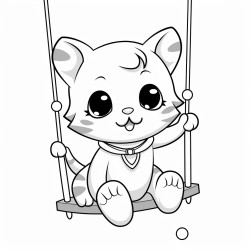 a cat swing