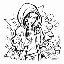 graffitti drugs women