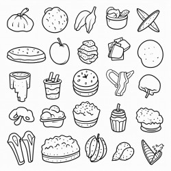 a food line out icons