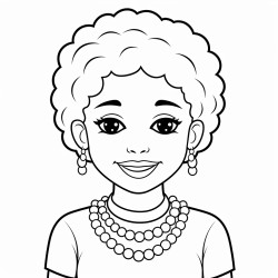 black girl beads