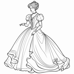 edwardian ball gown
