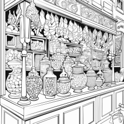 an old fashioned candy shop