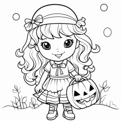 mily kotek na temat halloween z dyniami ktore sie smieja