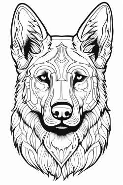 dog head shot