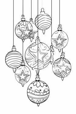 eine weihnachtskugel mit verzierungen