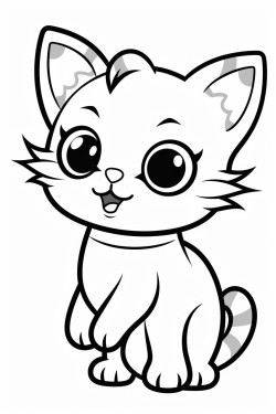 cute happy smily kitten