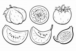 watermelon oranges and kiwi fruits