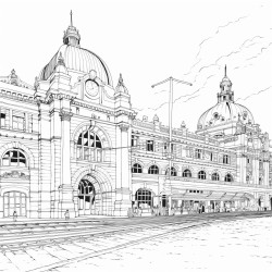flinders street station melbourne
