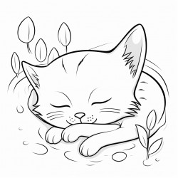 cat sleeping