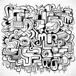 graffiiti text rofs crew