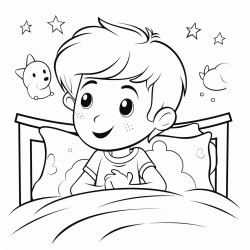 a child waking up