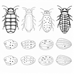 firefly beetle life stages egg larvae pupae adult