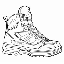 a basketball shoe featuring a hockey puck design and a winter sports theme