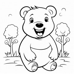 bear smiling