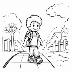 walk on the pavement