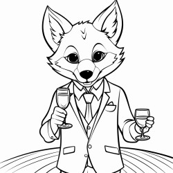 a sommelier fox