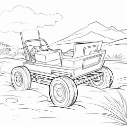 buggy dans les dunes