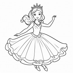 ballet dancer with a tiara