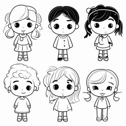 coloring booking about kids feelings