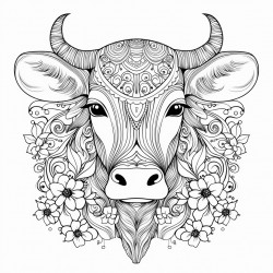 cow mandala