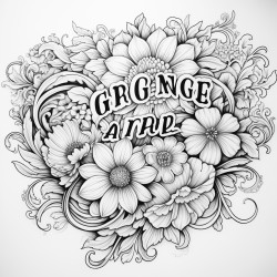 amazing grace words with flowers