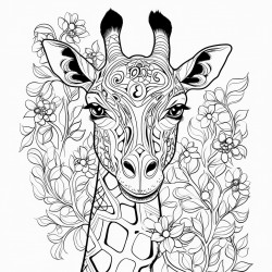 a cute girrafe