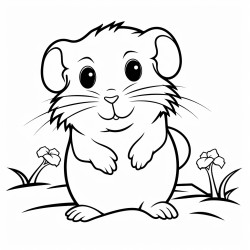 a cute icelandic vole