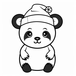 Christmas panda