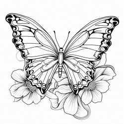 a butterfly on a flower