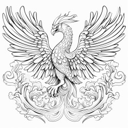 beautiful majestic mitical beautiful phoenix
