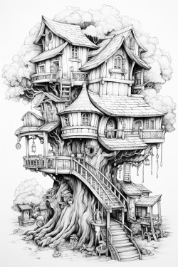 tree shaped house