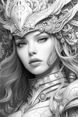 human sun goddess in knights armor