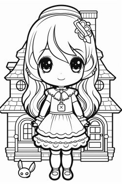 cute kawaii casa de muecas