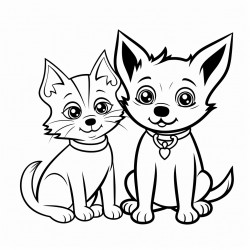 cat and dog