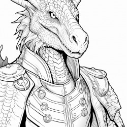 uniform and dragon