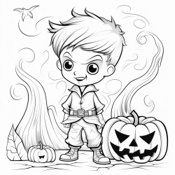 un dessin dhalloween avec les motions triste colre joie
