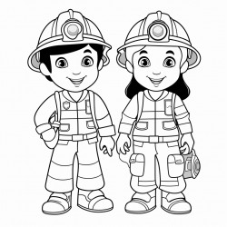 fireman and firewoman for elementary students