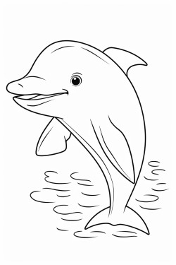 dolphin under the water