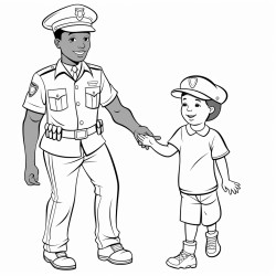 police helping kids