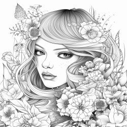 make it colorless like in a coloring book