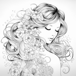 coloriage de tricot zen