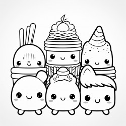 kawaii art supies