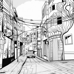 bold lines pop art street wall art in sao paulo streets