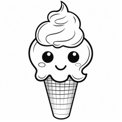 ice cream cawai