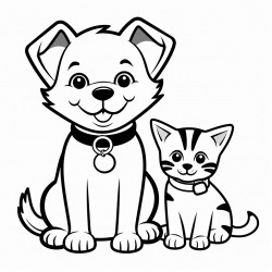 cat and dog