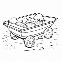sandpit toys and sandpit toys on the beach