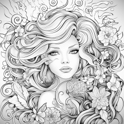 make it colorless like in a coloring book