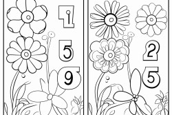 crear con numeros para coloriar
